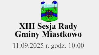 XIII Sesja Rady Gminy
